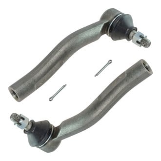 TRQ® - Front Driver and Passenger Side Outer Steering Tie Rod End Kit