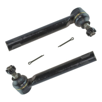 TRQ® - Front Driver and Passenger Side Outer Steering Tie Rod End Kit