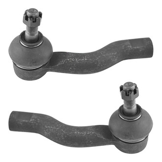TRQ® - Front Driver and Passenger Side Outer Steering Tie Rod End Kit