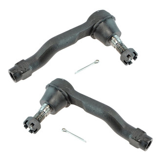 TRQ® - Front Driver and Passenger Side Outer Steering Tie Rod End Kit