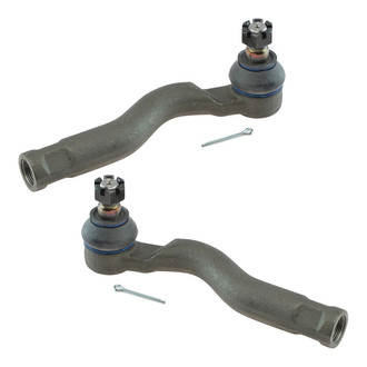 TRQ® - Front Driver and Passenger Side Outer Steering Tie Rod End Kit