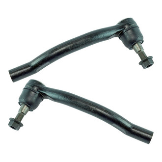 TRQ® - Front Driver and Passenger Side Outer Steering Tie Rod End Kit