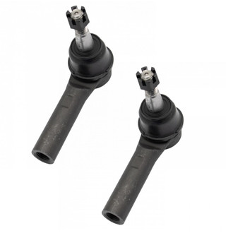 TRQ® - Front Driver and Passenger Side Outer Steering Tie Rod End Kit
