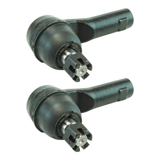 TRQ® - Front Driver and Passenger Side Outer Steering Tie Rod End Kit