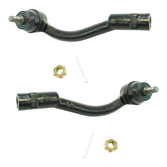 TRQ® - Front Driver and Passenger Side Outer Steering Tie Rod End Kit