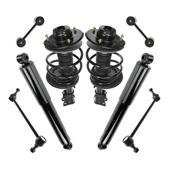 TRQ® - Front and Rear Shock Absorber and Suspension Kit