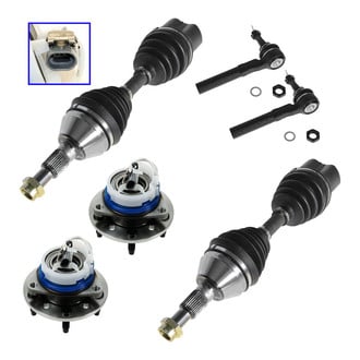 TRQ® - Front Axle Shaft and Suspension Kit