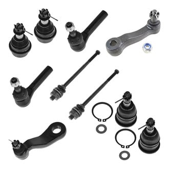 TRQ® - Front Steering Tie Rods and Suspension Kit