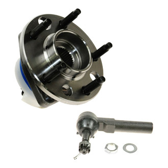 TRQ® - Front Passenger Side Steering Tie Rod Assembly