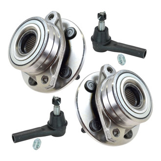 TRQ® - Front Steering Tie Rods and Suspension Kit
