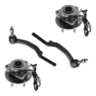 TRQ® - Front Steering Tie Rods and Suspension Kit