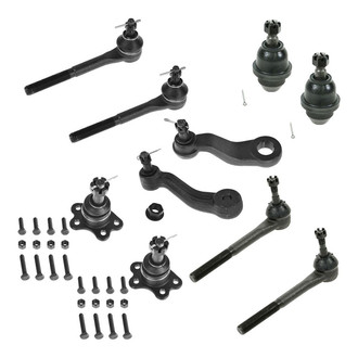 TRQ® - Front Steering Tie Rods and Suspension Kit