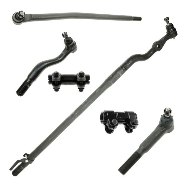 TRQ® - Front Driver and Passenger Side Steering Tie Rod End Kit