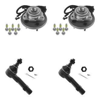 TRQ® - Front Steering Tie Rods and Suspension Kit