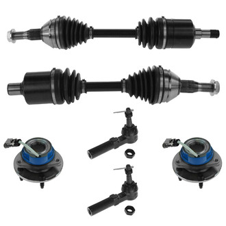 TRQ® - Front Axle Shaft and Suspension Kit