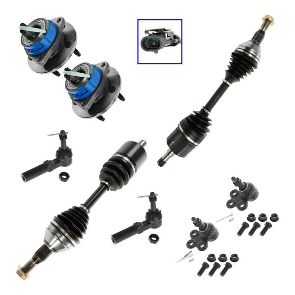 TRQ® - Front Axle Shaft and Suspension Kit