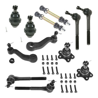 TRQ® - Front Steering Tie Rods and Suspension Kit