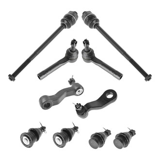 TRQ® - Front Steering Tie Rods and Suspension Kit
