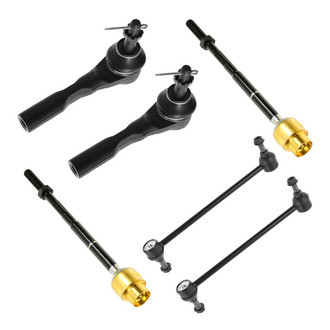 TRQ® - Front Steering Tie Rods and Suspension Kit