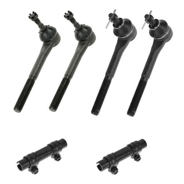 TRQ® - Front Driver and Passenger Side Steering Tie Rod End Kit