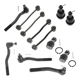 TRQ® - Front and Rear Ball Joint and Suspension Kit