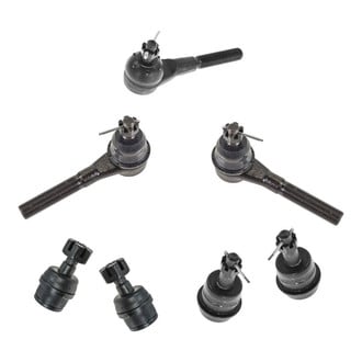 TRQ® - Front Steering Tie Rods and Suspension Kit