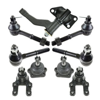 TRQ® - Front Steering Tie Rods and Suspension Kit