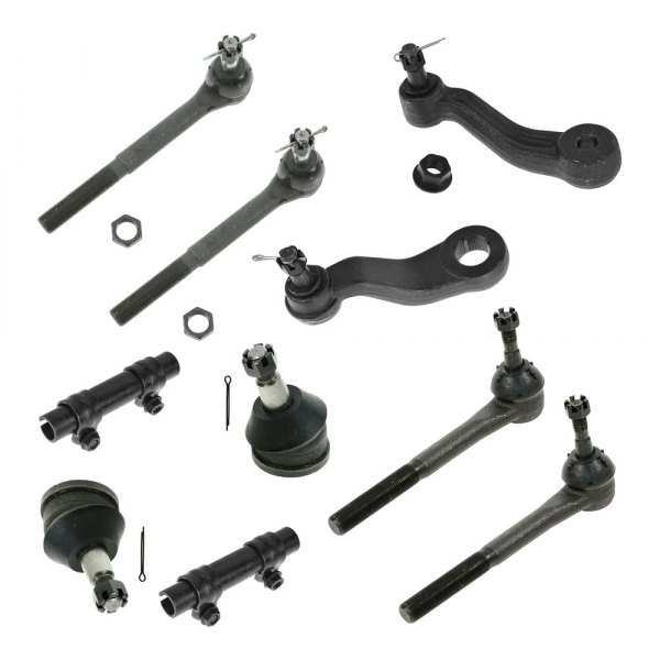 TRQ® - Front Steering Tie Rods and Suspension Kit