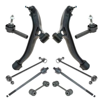 TRQ® - Front and Rear Control Arm and Suspension Kit