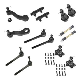TRQ® - Front Steering Tie Rods and Suspension Kit