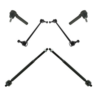 TRQ® - Front Steering Tie Rods and Suspension Kit