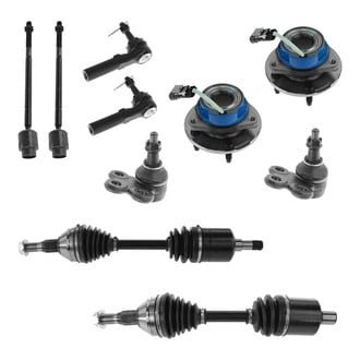 TRQ® - Front Axle Shaft and Suspension Kit