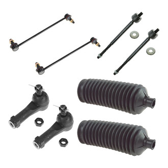 TRQ® - Front Steering Tie Rods and Suspension Kit
