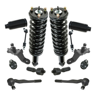 TRQ® - Front and Rear Shock Absorber and Suspension Kit