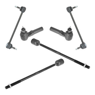 TRQ® - Front Steering Tie Rods and Suspension Kit