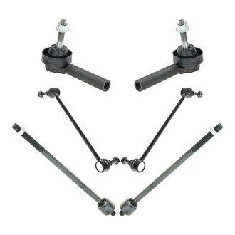 TRQ® - Front Steering Tie Rods and Suspension Kit