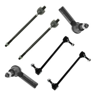 TRQ® - Front Steering Tie Rods and Suspension Kit