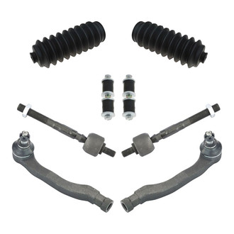 TRQ® - Front Steering Tie Rods and Suspension Kit