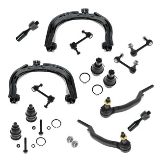 TRQ® - Front and Rear Control Arm and Suspension Kit