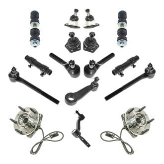 TRQ® - Front Steering Tie Rods and Suspension Kit