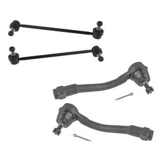 TRQ® - Front Steering Tie Rods and Suspension Kit