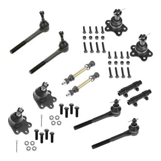 TRQ® - Front Steering Tie Rods and Suspension Kit