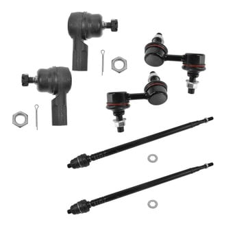 TRQ® - Front Steering Tie Rods and Suspension Kit