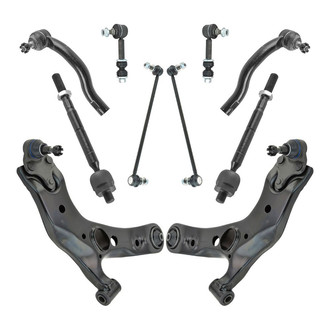 TRQ® - Front and Rear Control Arm and Suspension Kit