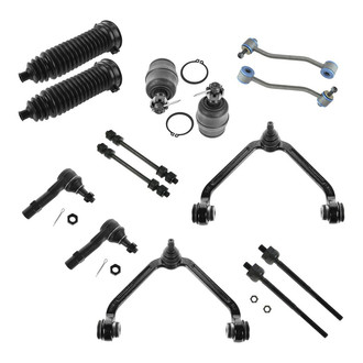 TRQ® - Front and Rear Control Arm and Suspension Kit