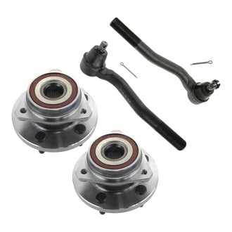 TRQ® - Front Steering Tie Rods and Suspension Kit