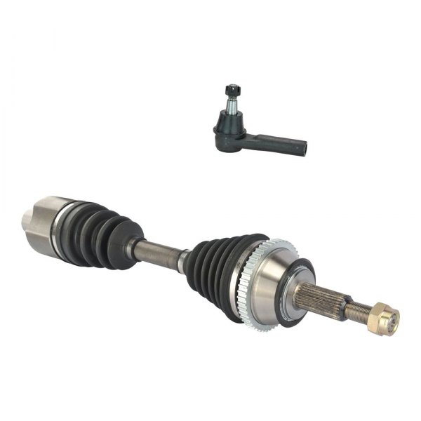 TRQ® - Front Driver Side Axle Shaft and Suspension Kit