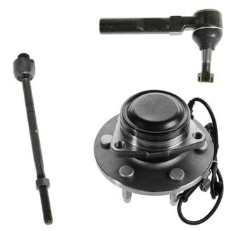 TRQ® - Front Passenger Side Steering Tie Rods and Suspension Kit