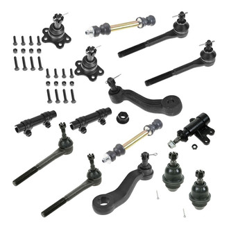TRQ® - Front Steering Tie Rods and Suspension Kit