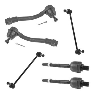 TRQ® - Front Steering Tie Rods and Suspension Kit